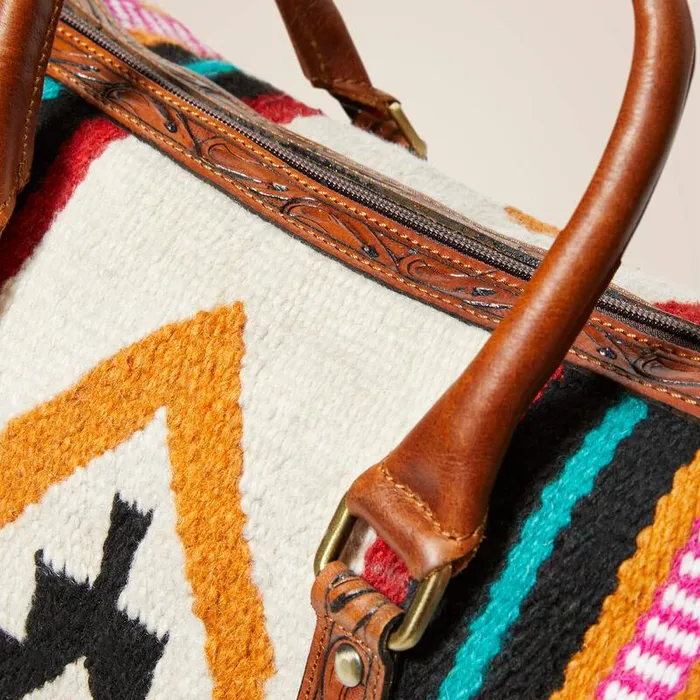 Women Bags and Wallets Ariat Rug Woven Duffel Multi