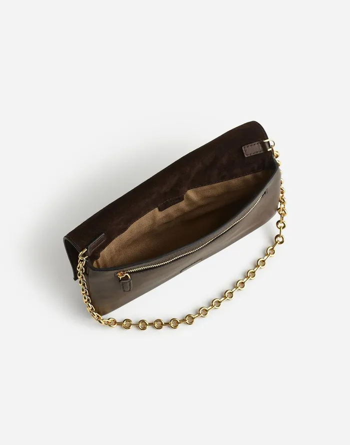 Women Bags Madewell ChainStrap Shoulder Bag Dark Carob