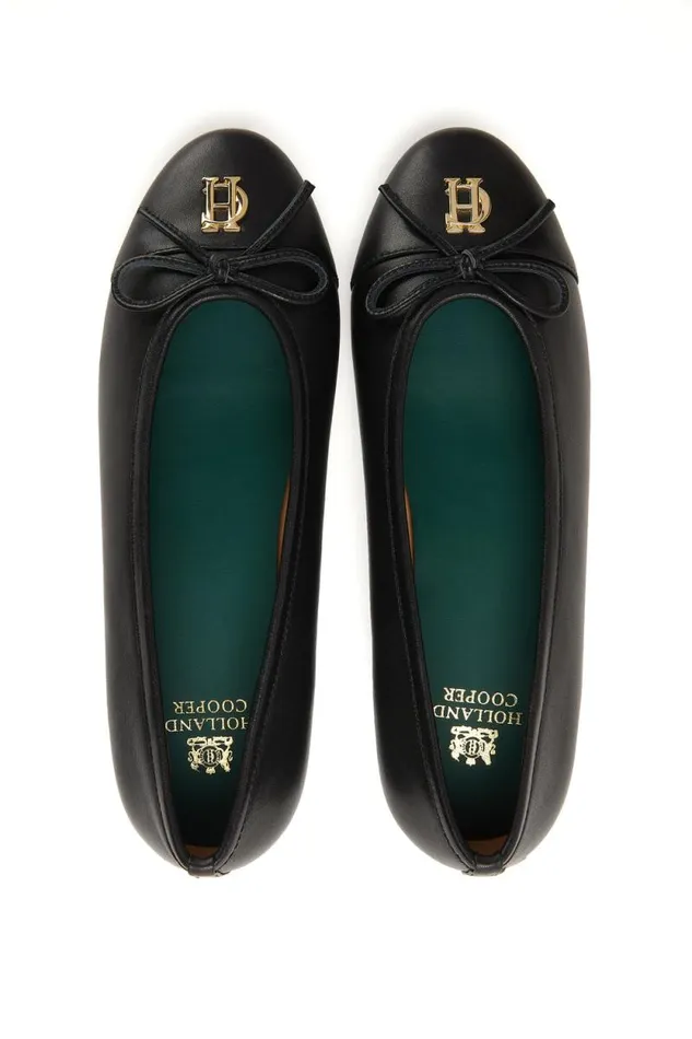 Women Ballet Shoe Black Holland Cooper Pumps Women Ballet Shoe Black Holland Cooper Pumps