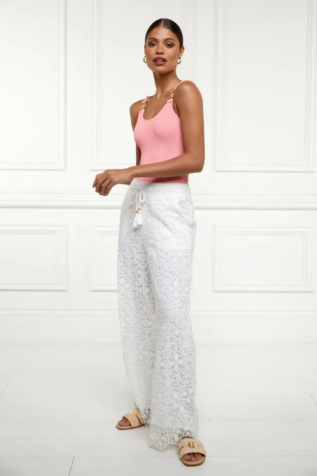 Women Beach Pant White Holland Cooper Trousers Women Beach Pant White Holland Cooper Trousers