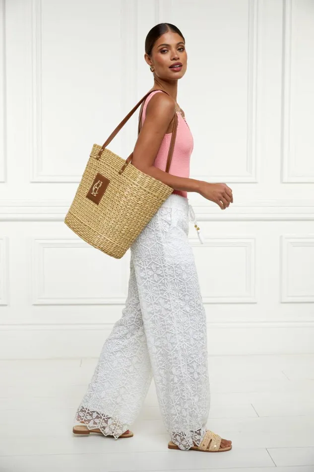 Women Beach Pant White Holland Cooper Trousers Women Beach Pant White Holland Cooper Trousers