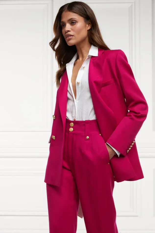 Women Belgravia Blazer Hot Pink Barathea Holland Cooper Blazers