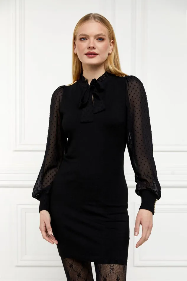Women Bethany Mini Dress Black Holland Cooper Dresses