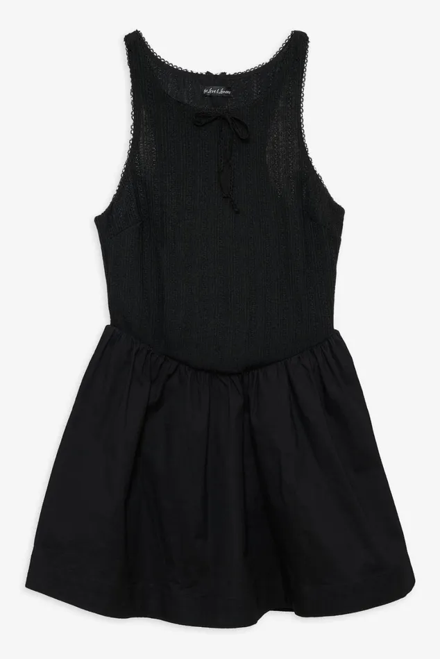Women Billie Pointelle Mini Dress Black For Love and Lemons Dresses Women Billie Pointelle Mini Dress Black For Love and Lemons Dresses