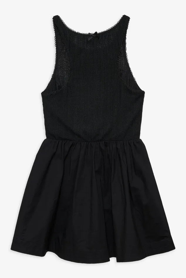 Women Billie Pointelle Mini Dress Black For Love and Lemons Dresses Women Billie Pointelle Mini Dress Black For Love and Lemons Dresses