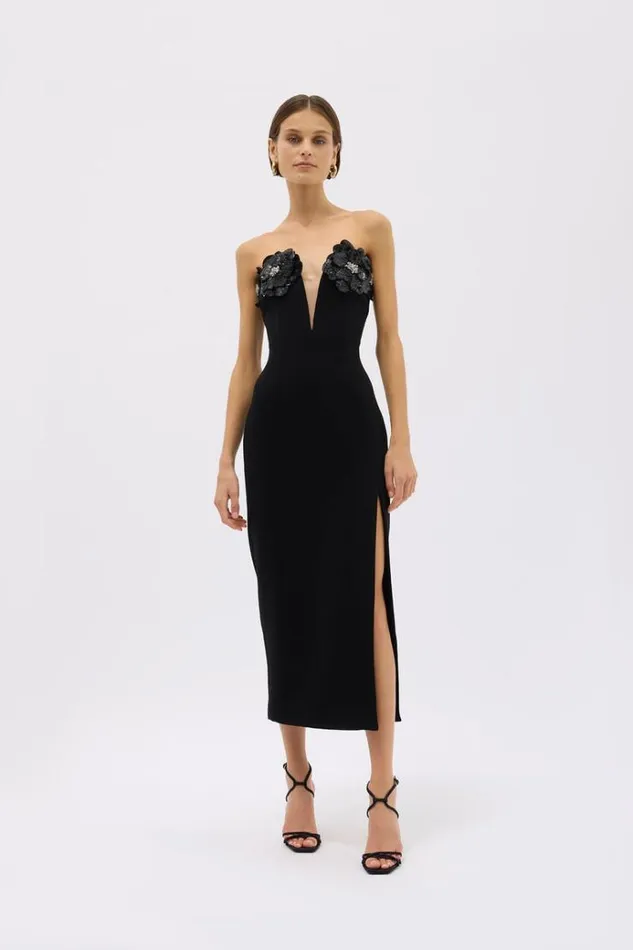 Women Black Dresses Rachel Gilbert BOWIE DRESS