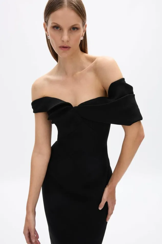 Women Black Dresses Rachel Gilbert Mattie Gown Black Women Black Dresses Rachel Gilbert Mattie Gown Black