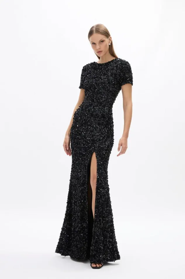 Women Black Dresses Rachel Gilbert Nixie Gown Black Women Black Dresses Rachel Gilbert Nixie Gown Black