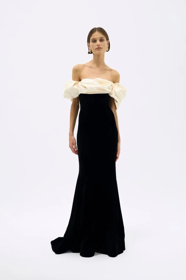 Women Black Dresses Rachel Gilbert VIRGO GOWN