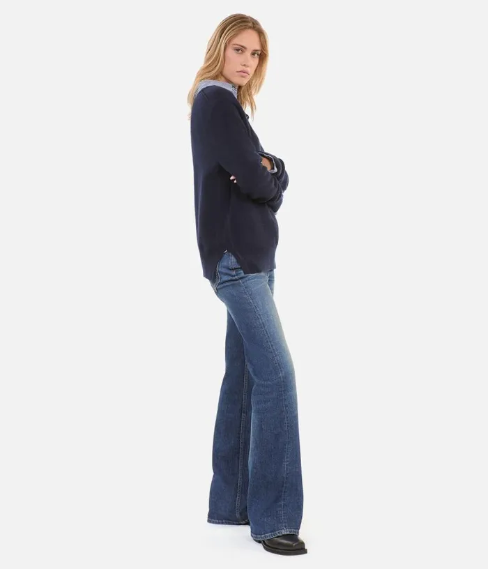 Women Blue Cashmere Sweater THE KOOPLES Sweaters