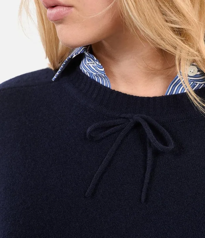 Women Blue Cashmere Sweater THE KOOPLES Sweaters