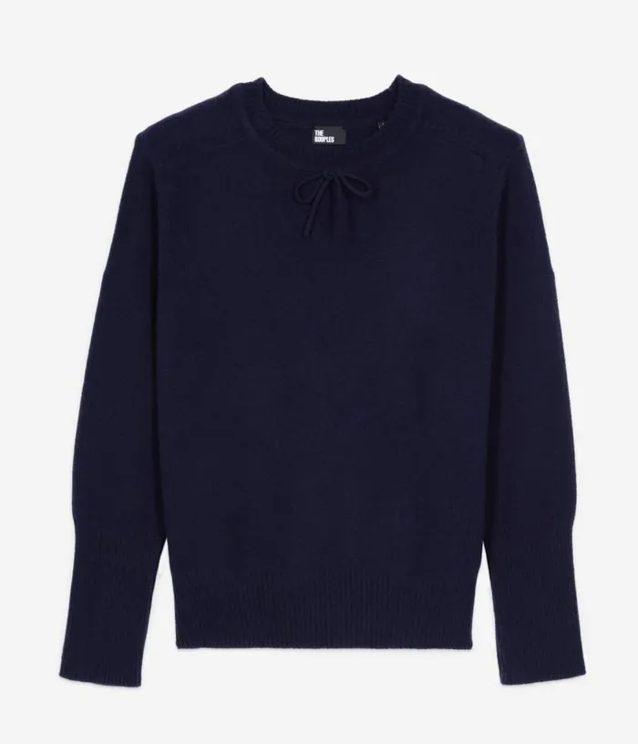 Women Blue Cashmere Sweater THE KOOPLES Sweaters