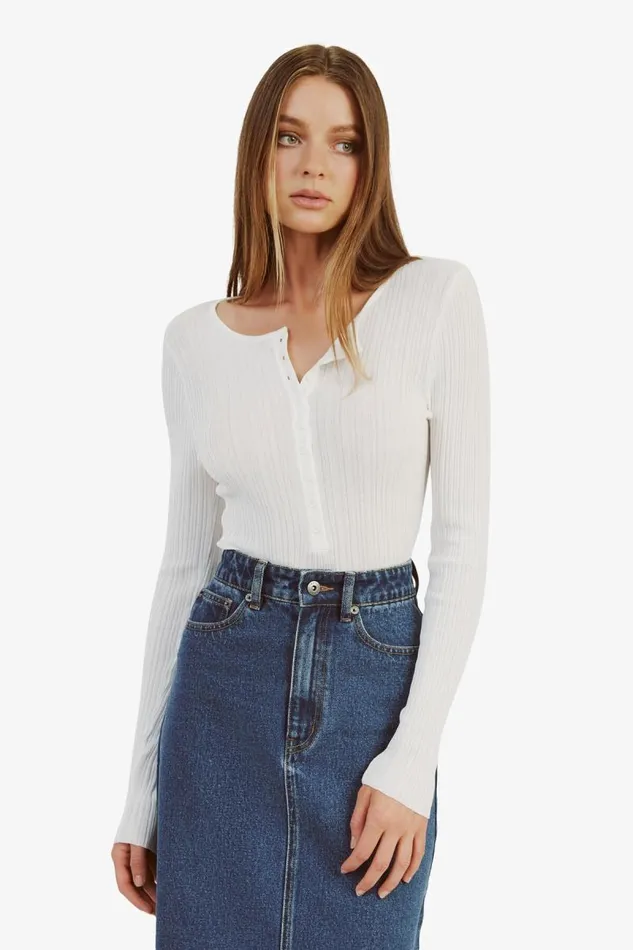Women Bodysuits Bardot Bryson Bodysuit In Ivory Ivory Women Bodysuits Bardot Bryson Bodysuit In Ivory Ivory