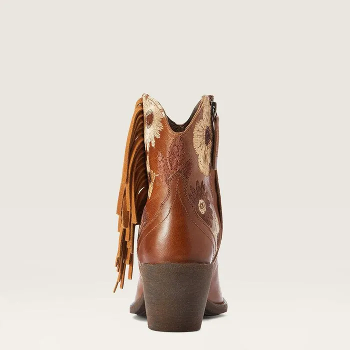Women Booties Ariat Florence Western Boot Tangled Tan Women Booties Ariat Florence Western Boot Tangled Tan