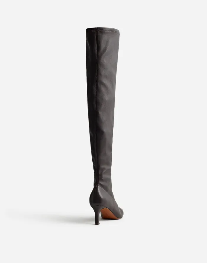 Women Boots Madewell The Dimes OvertheKnee Boot Dark Carob