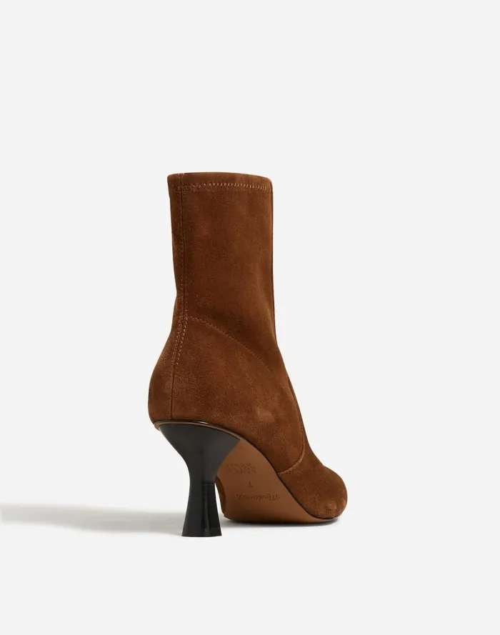Women Boots Madewell The Justine Ankle Boot Dark Coffee
