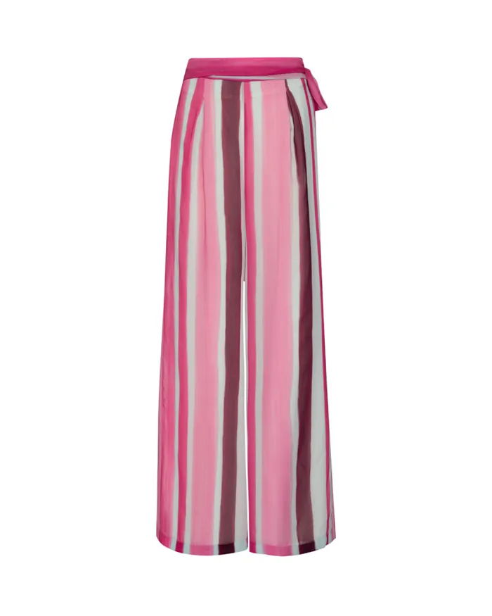 Women Bottoms PatBO Listra Cotton Midi Skirt FINAL SALE Magenta