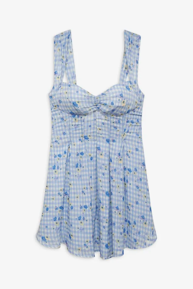 Women Brigitta Mini Dress Blue For Love and Lemons Dresses Women Brigitta Mini Dress Blue For Love and Lemons Dresses