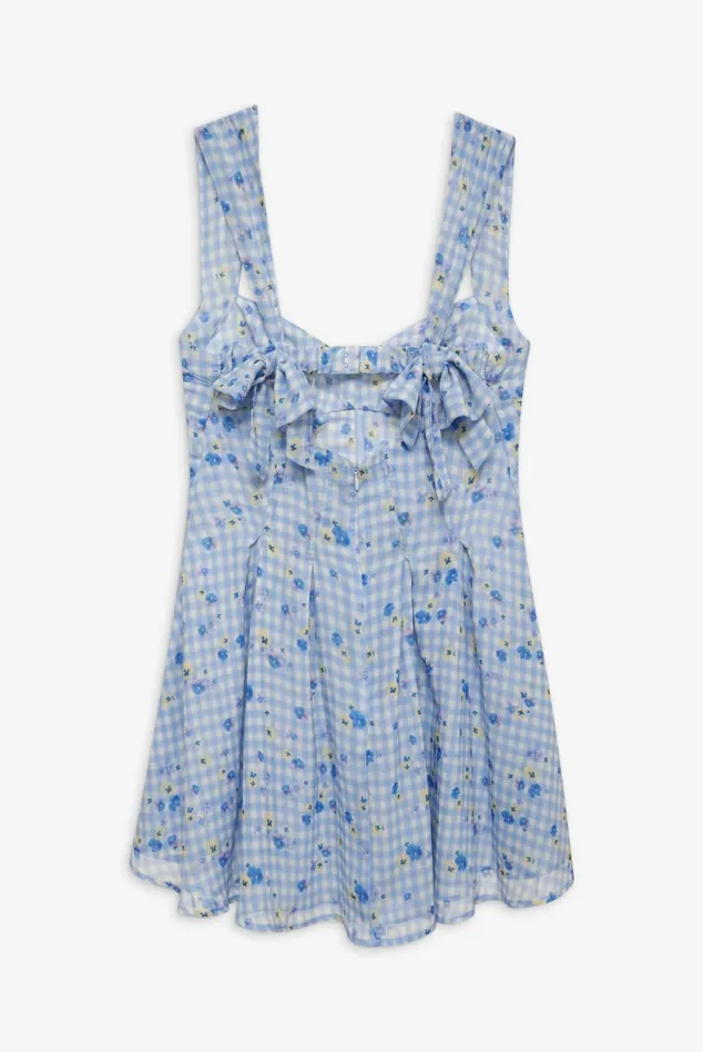 Women Brigitta Mini Dress Blue For Love and Lemons Dresses Women Brigitta Mini Dress Blue For Love and Lemons Dresses