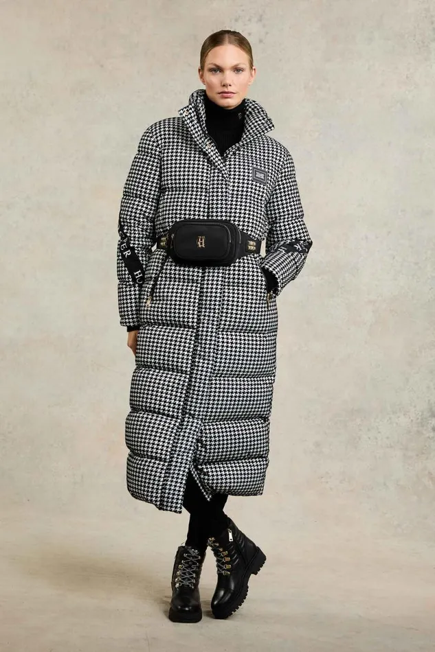 Women Camden Longline Coat Houndstooth Holland Cooper Coats Women Camden Longline Coat Houndstooth Holland Cooper Coats