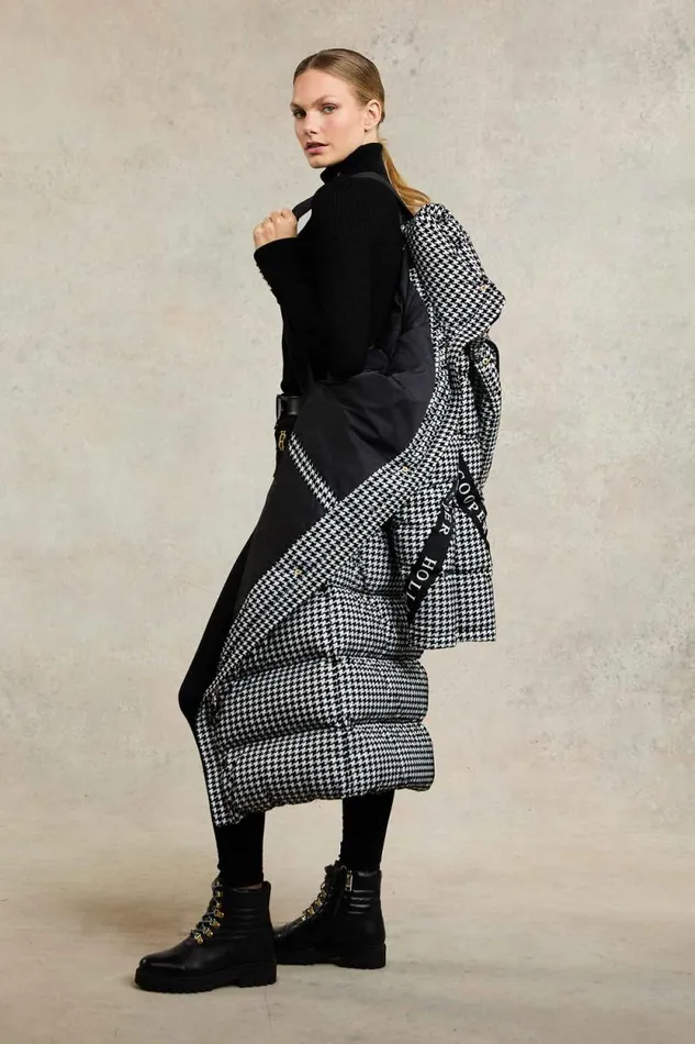 Women Camden Longline Coat Houndstooth Holland Cooper Coats Women Camden Longline Coat Houndstooth Holland Cooper Coats