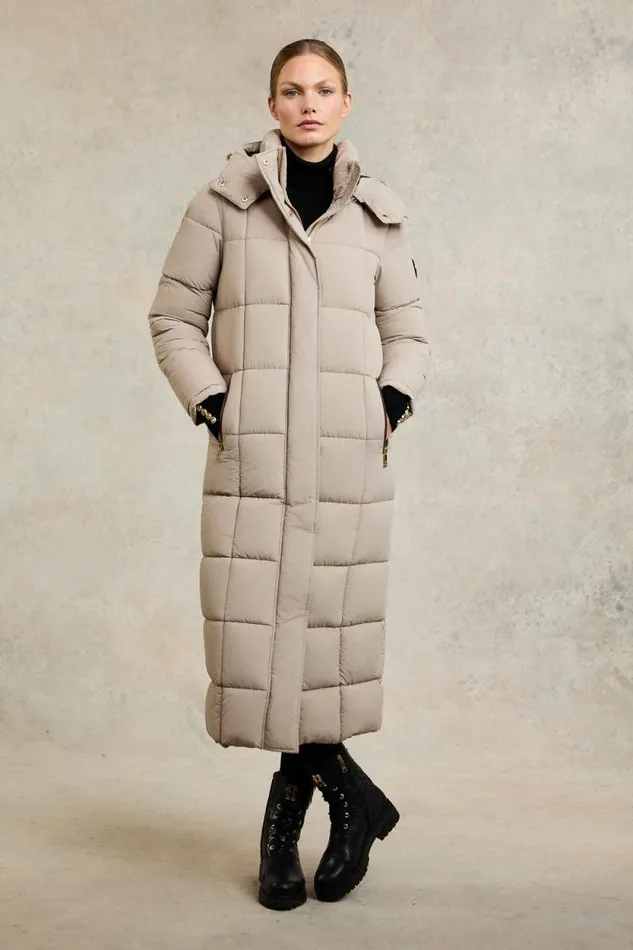 Women Carrington Longline Coat Stone Holland Cooper Coats