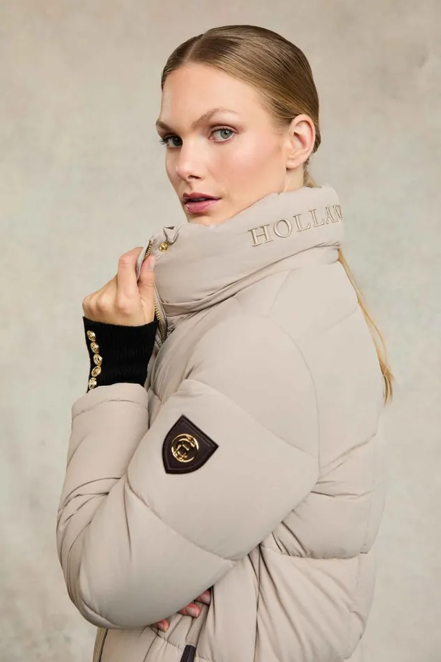 Women Carrington Longline Coat Stone Holland Cooper Coats Women Carrington Longline Coat Stone Holland Cooper Coats
