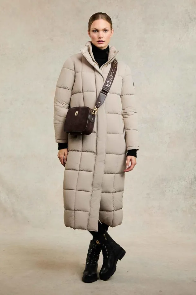 Women Carrington Longline Coat Stone Holland Cooper Coats Women Carrington Longline Coat Stone Holland Cooper Coats