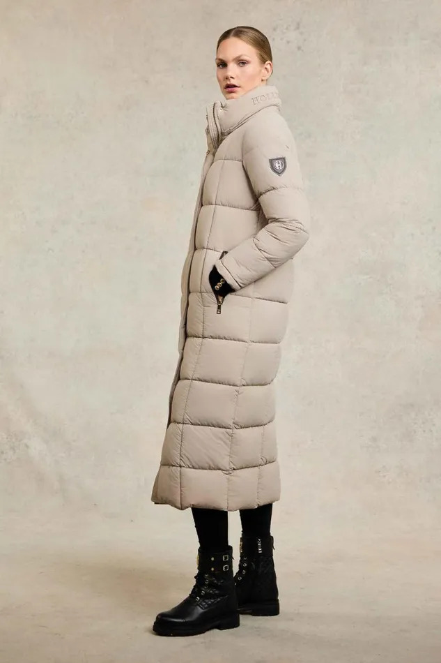 Women Carrington Longline Coat Stone Holland Cooper Coats Women Carrington Longline Coat Stone Holland Cooper Coats