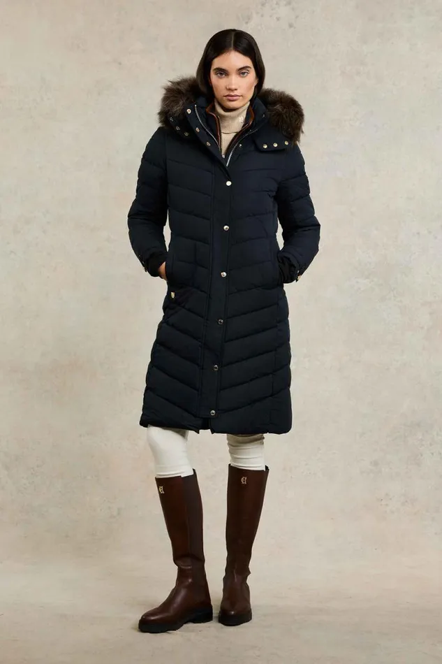 Women Chamonix Coat Ink Navy Holland Cooper Coats