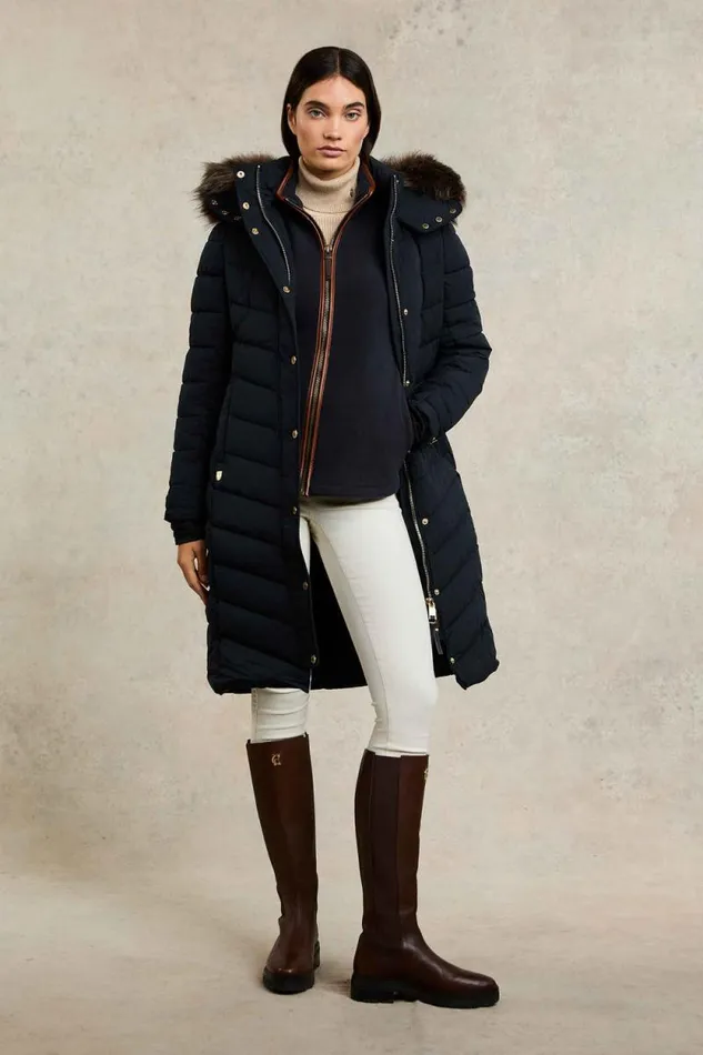 Women Chamonix Coat Ink Navy Holland Cooper Coats Women Chamonix Coat Ink Navy Holland Cooper Coats