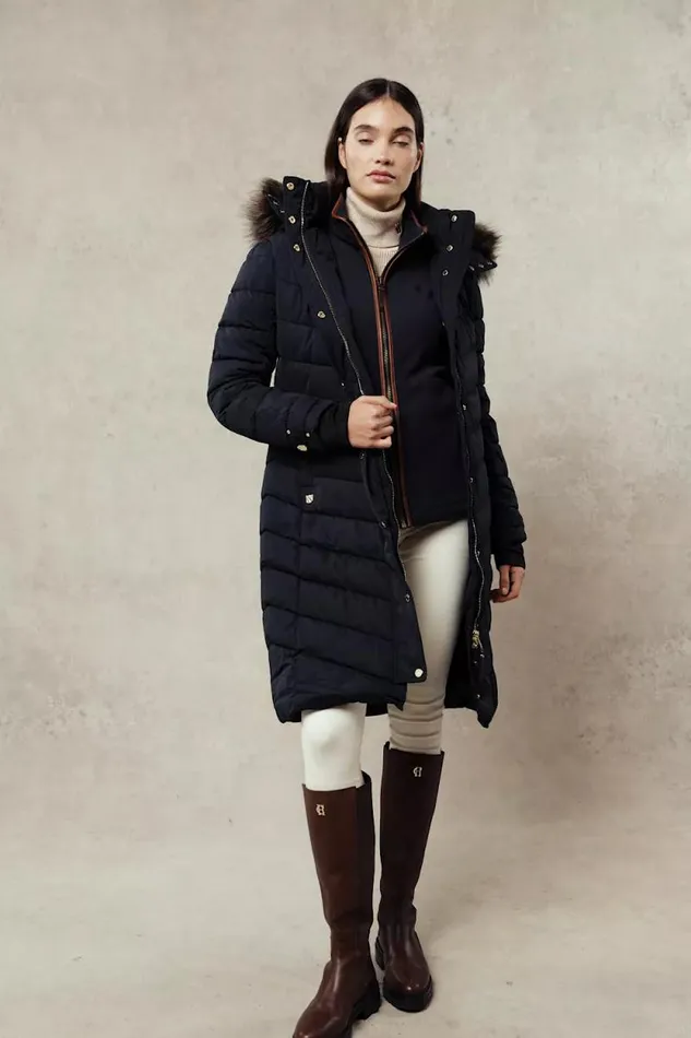 Women Chamonix Coat Ink Navy Holland Cooper Coats Women Chamonix Coat Ink Navy Holland Cooper Coats