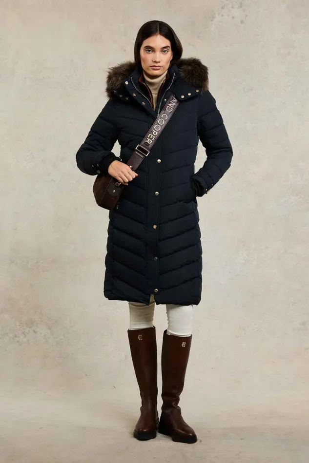 Women Chamonix Coat Ink Navy Holland Cooper Coats Women Chamonix Coat Ink Navy Holland Cooper Coats