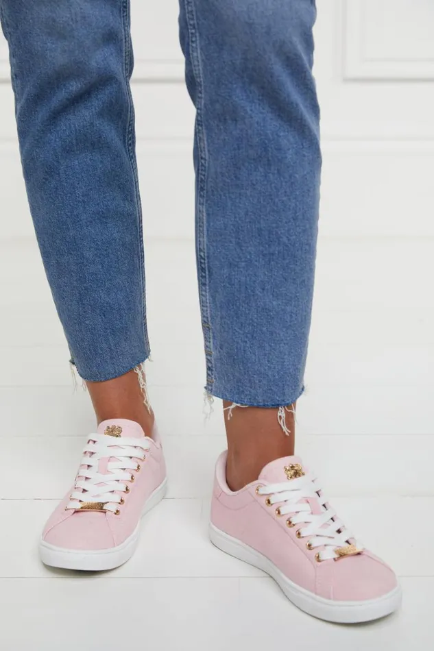 Women Chelsea Court Trainer Pink Holland Cooper Trainers Women Chelsea Court Trainer Pink Holland Cooper Trainers