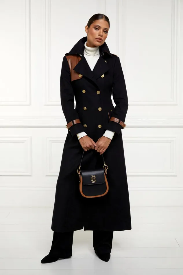 Women Chelsea Saddle Bag Black Tan Holland Cooper Bags Women Chelsea Saddle Bag Black Tan Holland Cooper Bags