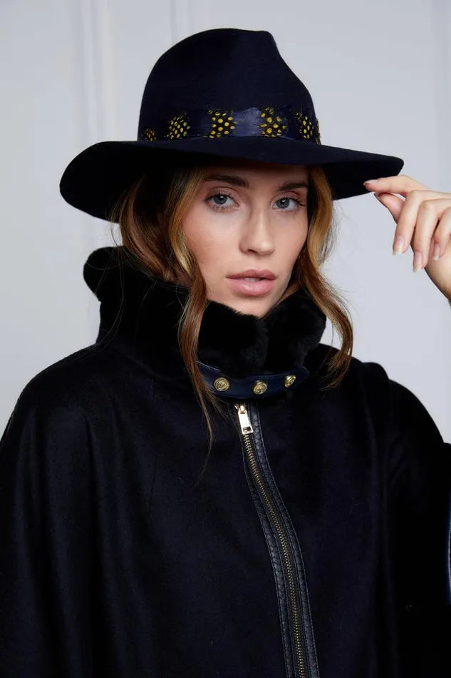 Women Chiltern Cape Soft Navy Holland Cooper Tailoring