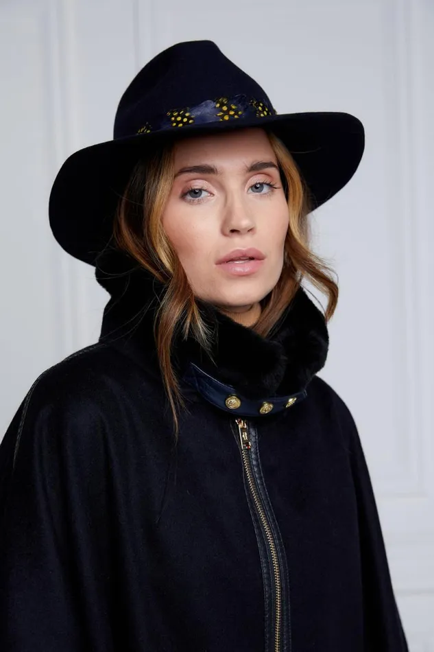 Women Chiltern Cape Soft Navy Holland Cooper Tailoring