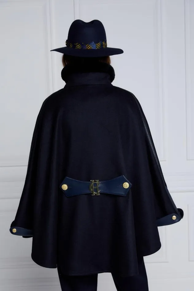 Women Chiltern Cape Soft Navy Holland Cooper Tailoring