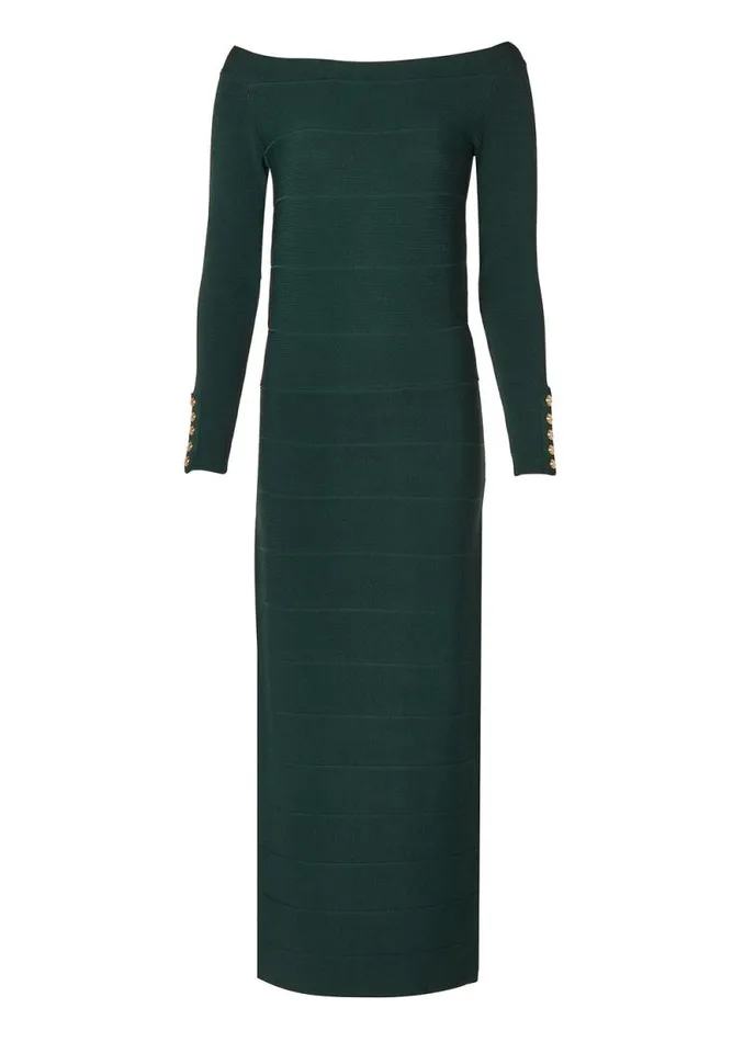 Women Christina Bandage Dress Deep Emerald Holland Cooper Dresses Women Christina Bandage Dress Deep Emerald Holland Cooper Dresses