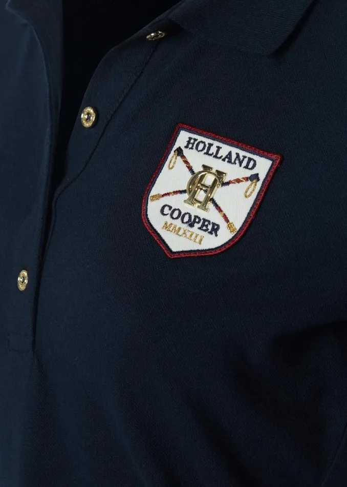 Women Classic Long Sleeve Polo Shirt Ink Navy Holland Cooper Polo Shirts Women Classic Long Sleeve Polo Shirt Ink Navy Holland Cooper Polo Shirts