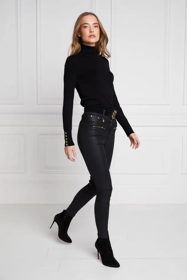 Women Coated Jodhpur Jean Black Holland Cooper Jeans Women Coated Jodhpur Jean Black Holland Cooper Jeans