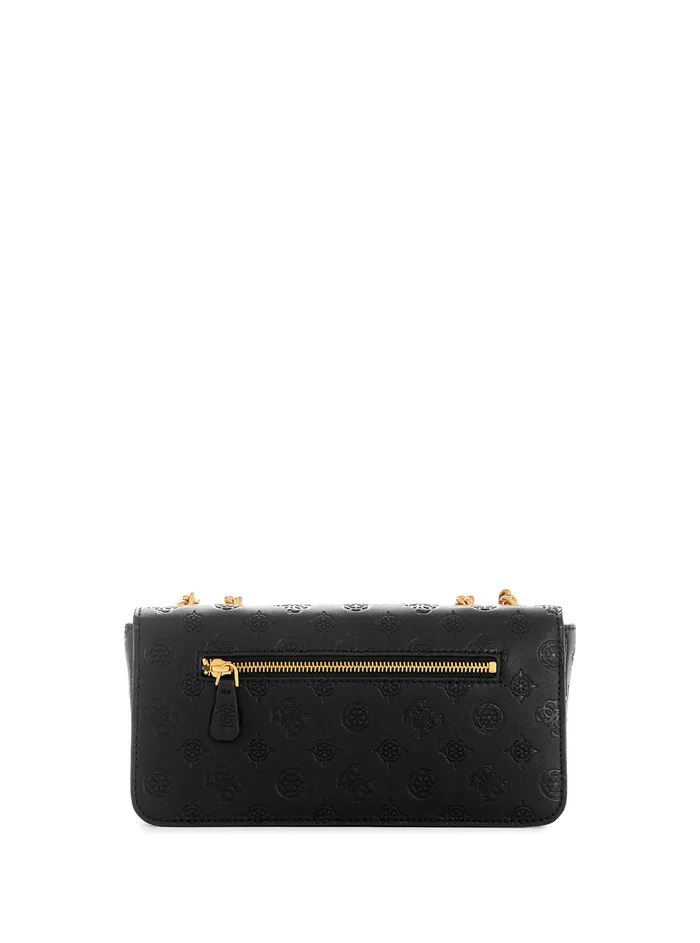 Women Crossbody GUESS Black Logo Geva Convertible Crossbody Bag Women Crossbody GUESS Black Logo Geva Convertible Crossbody Bag