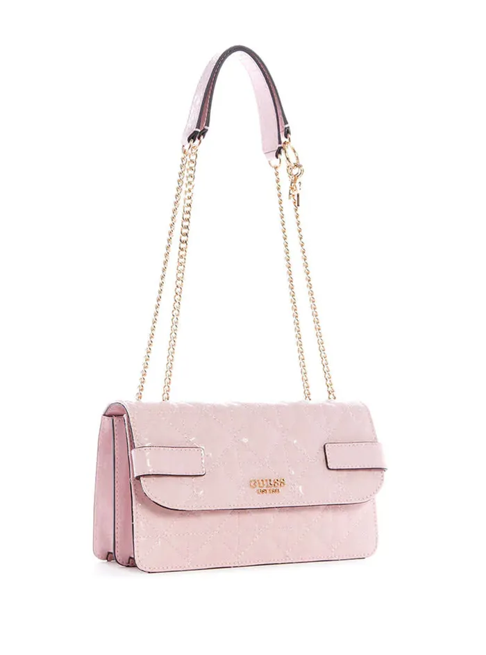 Women Crossbody GUESS Pink Malia Convertible Crossbody Bag Women Crossbody GUESS Pink Malia Convertible Crossbody Bag