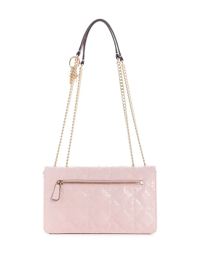Women Crossbody GUESS Pink Malia Convertible Crossbody Bag Women Crossbody GUESS Pink Malia Convertible Crossbody Bag
