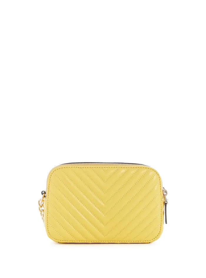 Women Crossbody GUESS Yellow Quilted Noelle Crossbody Camera Bag Women Crossbody GUESS Yellow Quilted Noelle Crossbody Camera Bag
