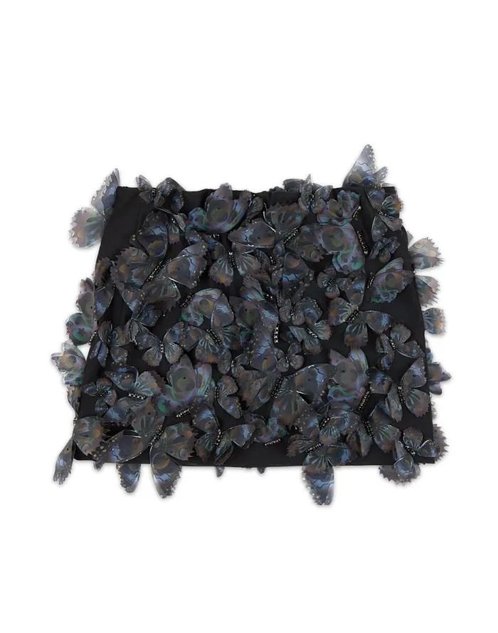 Women Cynthia Rowley Bottoms Butterfly Appliqu Skirt Blkmul Women Cynthia Rowley Bottoms Butterfly Appliqu Skirt Blkmul