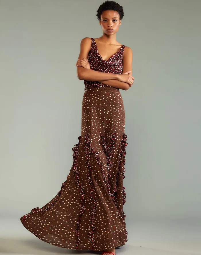 Women Cynthia Rowley Bottoms Pippa Silk Skirt Brblcr Women Cynthia Rowley Bottoms Pippa Silk Skirt Brblcr