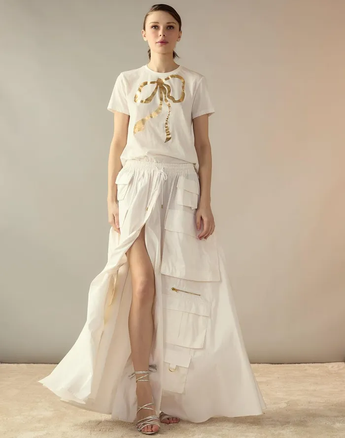 Women Cynthia Rowley Bottoms Taffeta Cargo Skirt White Women Cynthia Rowley Bottoms Taffeta Cargo Skirt White
