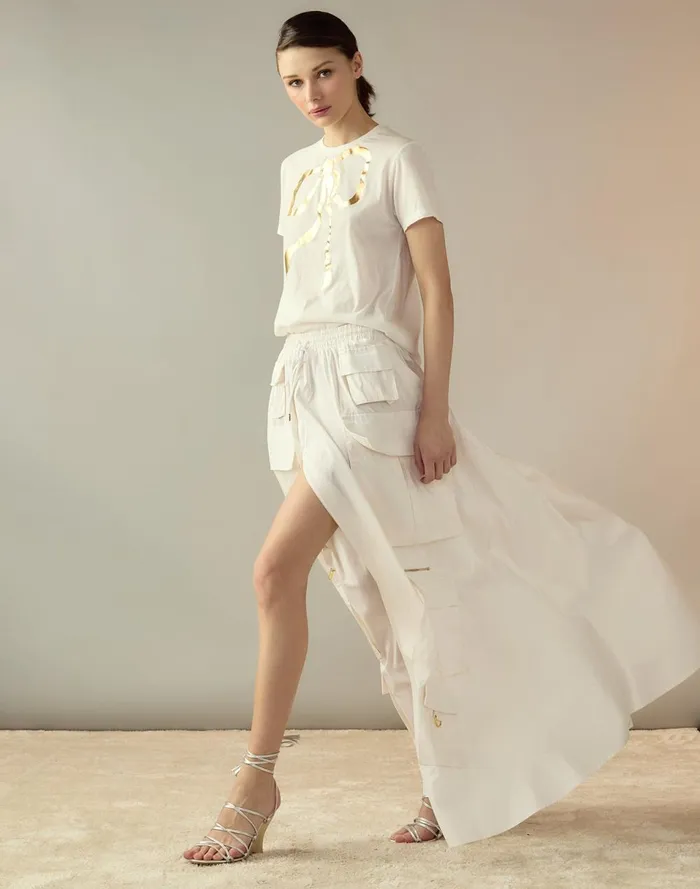 Women Cynthia Rowley Bottoms Taffeta Cargo Skirt White Women Cynthia Rowley Bottoms Taffeta Cargo Skirt White