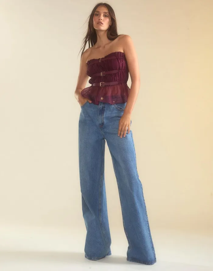 Women Cynthia Rowley Bottoms The Everyday Jean Blue Women Cynthia Rowley Bottoms The Everyday Jean Blue